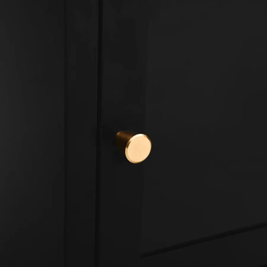 Table de chevet Noir 40x30x54,5 cm Acier et verre - 10