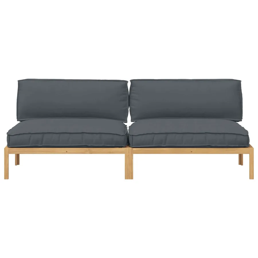 Ensemble de Canapés avec coussin Anthracite 240 x 92 x 69 cm - 6