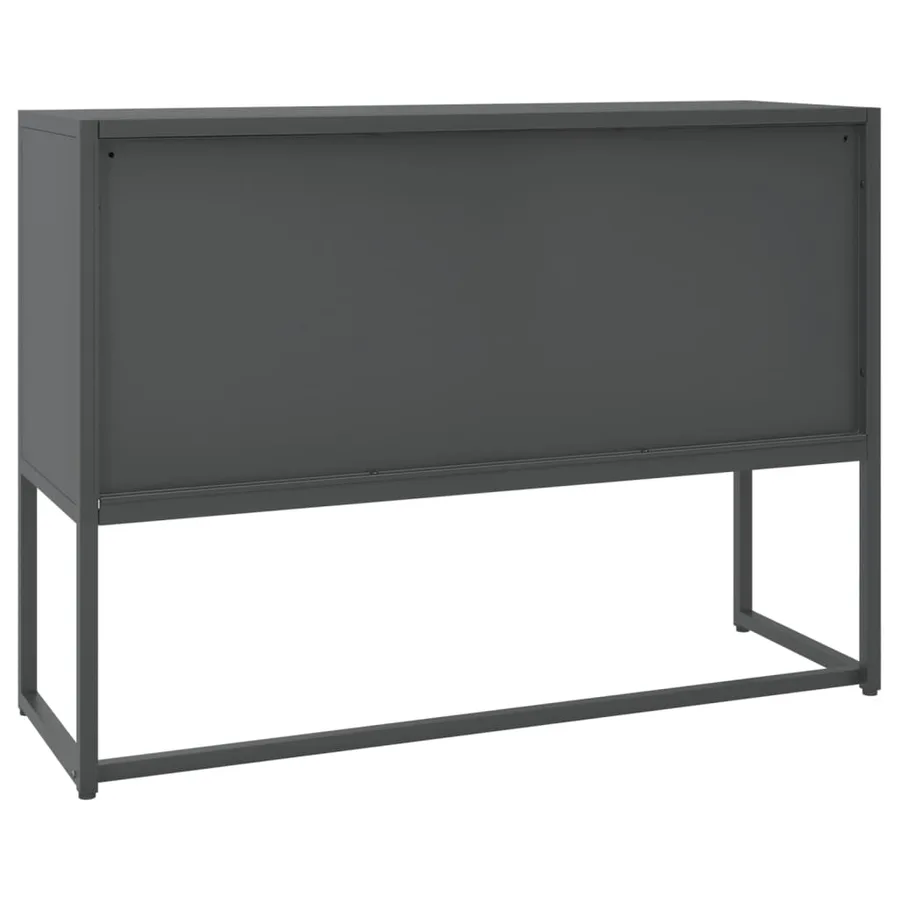 Buffet Anthracite 105x35x75 cm Acier - 7