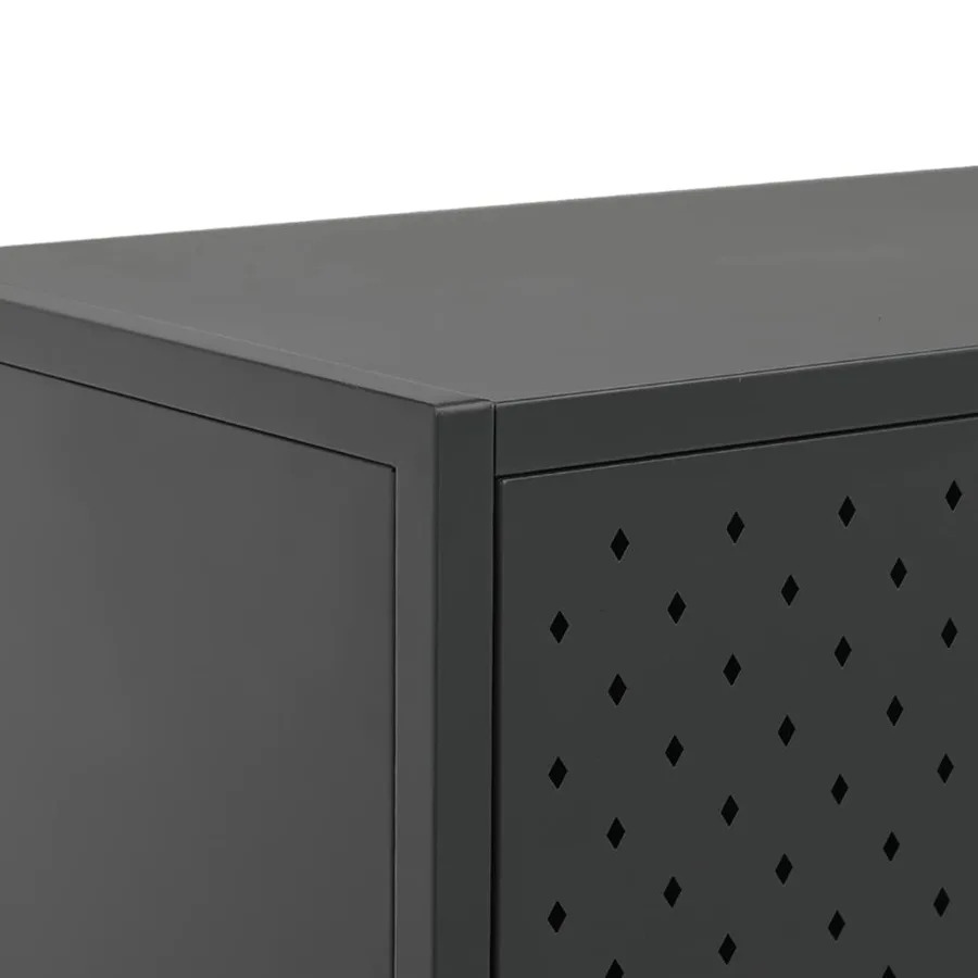 Buffet Anthracite 105x35x75 cm Acier - 8