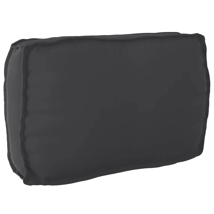 Ensemble de Canapés Noir 133 x 92 x 69 cm Bois d'Acacia Massif - 5