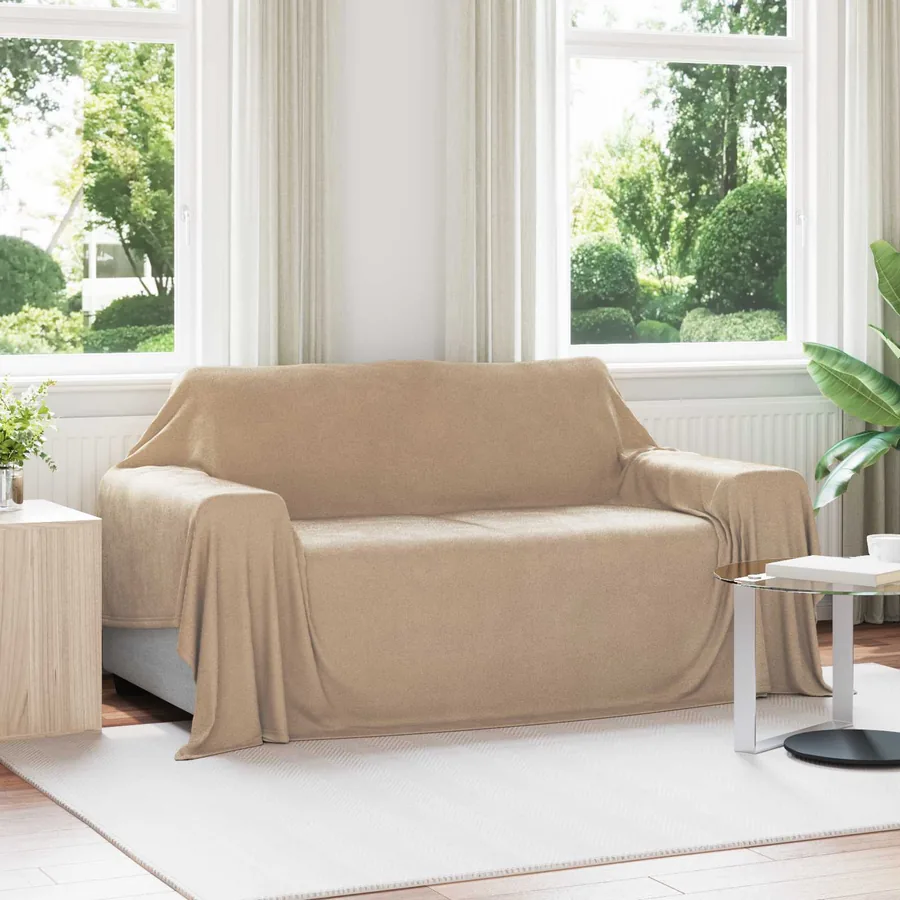 Jeté Camel 280 x 210 cm Toison