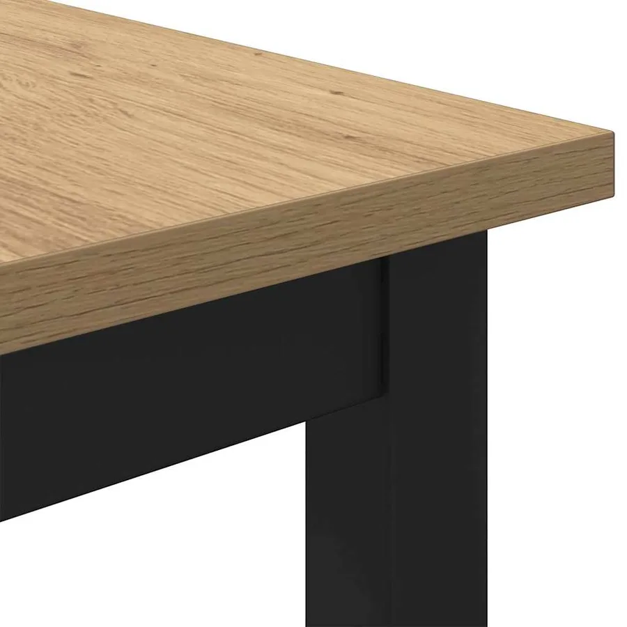 table Chêne artisanal 100 x 50 x 76,5 cm - 5