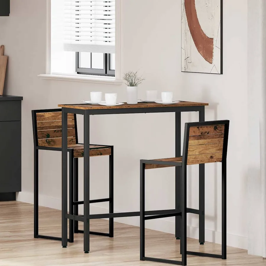table Bois ancien 100 x 40 x 100,5 cm