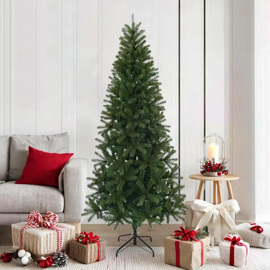 Sapin de Noël artificiel Vert 180 cm PVC, PE et acier
