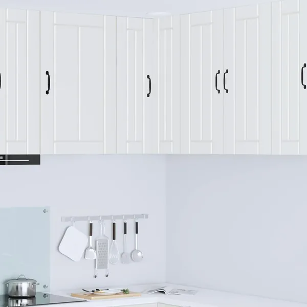 Cabinet d'angle mural LUCCA Blanc 57 x 57 x 80 cm