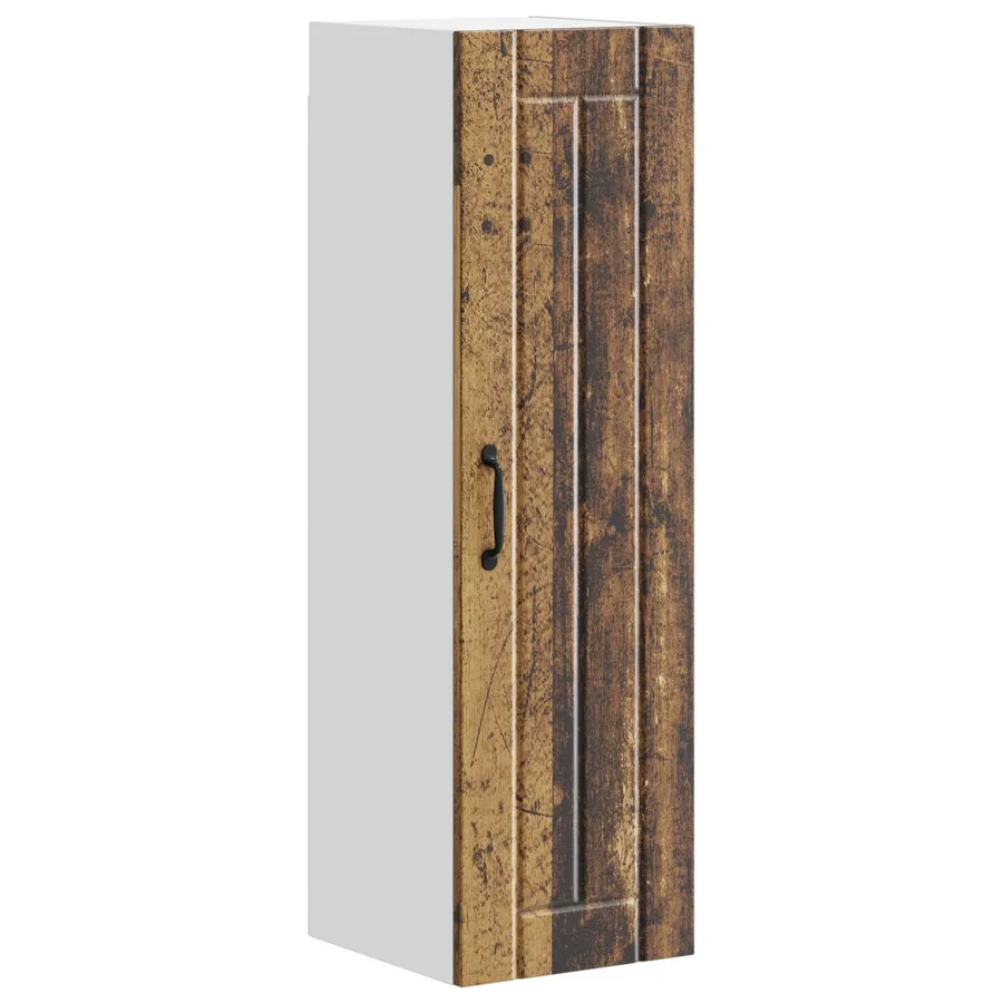 Meuble mural LUCCA Bois ancien 30 x 31 x 100 cm - 2