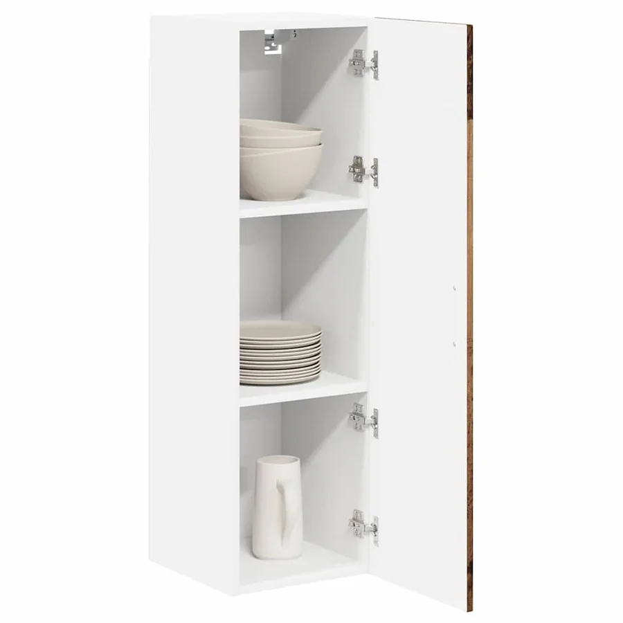 Meuble mural LUCCA Bois ancien 30 x 31 x 100 cm - 3