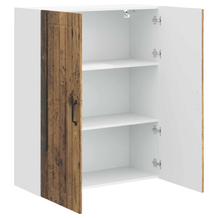 Meuble mural LUCCA Bois ancien 80 x 31 x 100 cm - 5