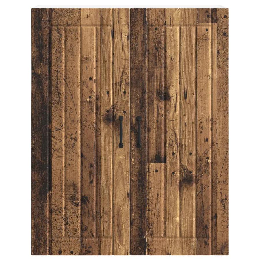 Meuble mural LUCCA Bois ancien 80 x 31 x 100 cm - 6