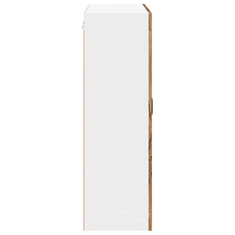 Meuble mural LUCCA Bois ancien 80 x 31 x 100 cm - 7