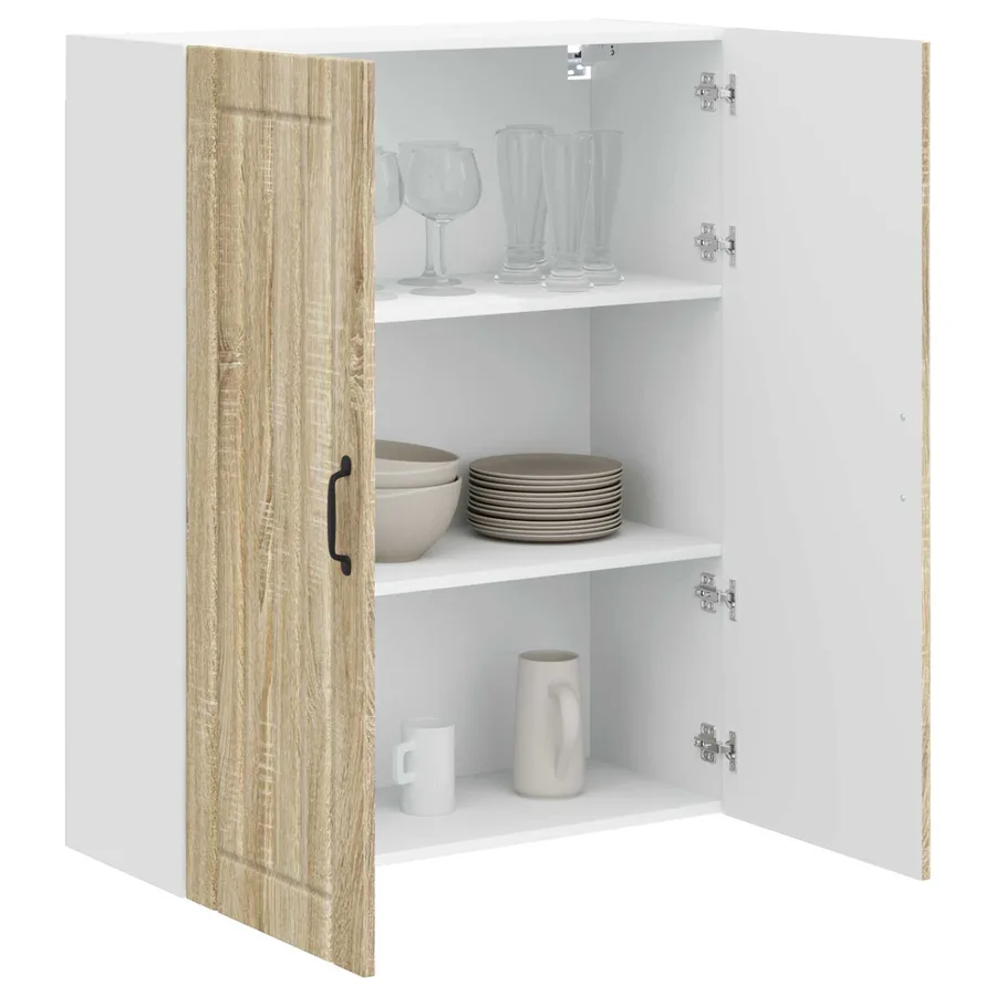 Meuble mural LUCCA Chêne Sonoma 80 x 31 x 100 cm - 3