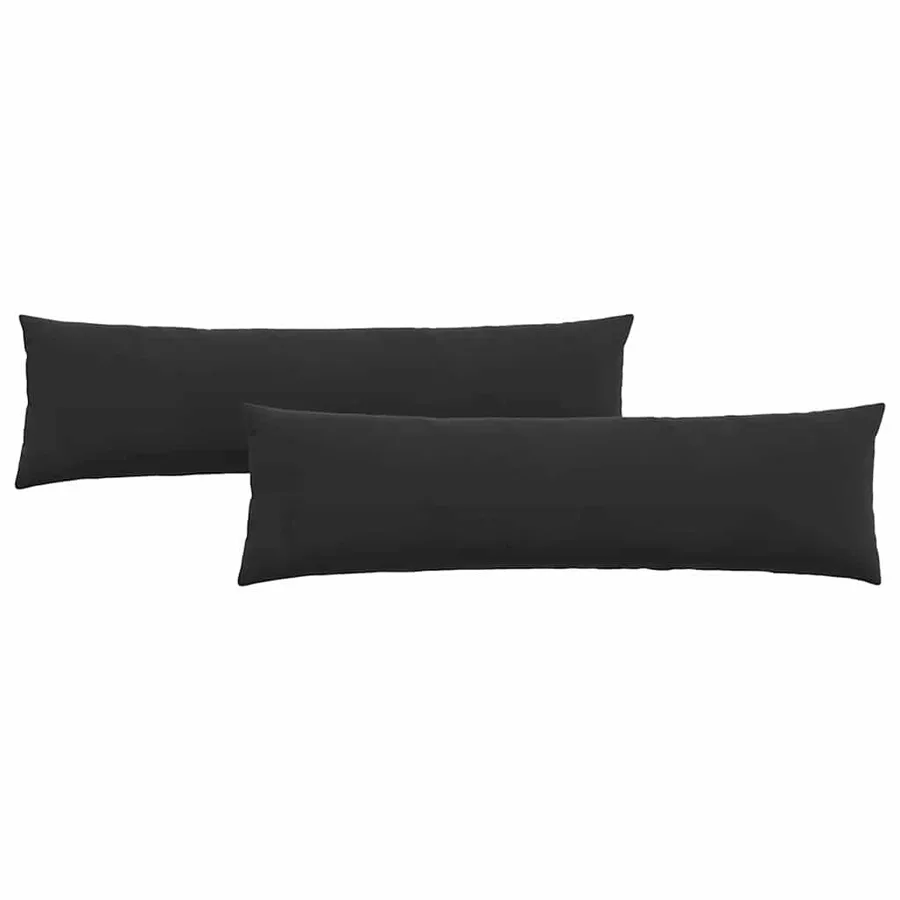 Coussins de canapé 2 pcs Noir 145 x 40 cm - 2