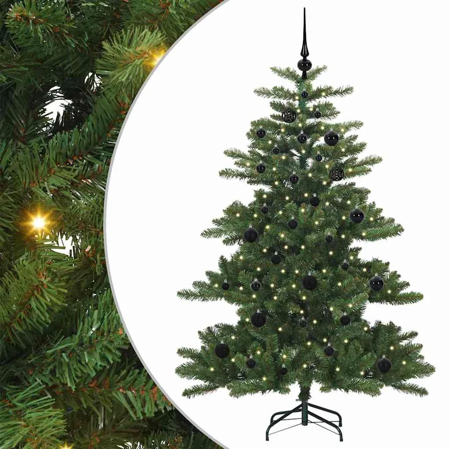 Sapin de Noël Artificiel à Branches Articulées Vert 150 cm - 2