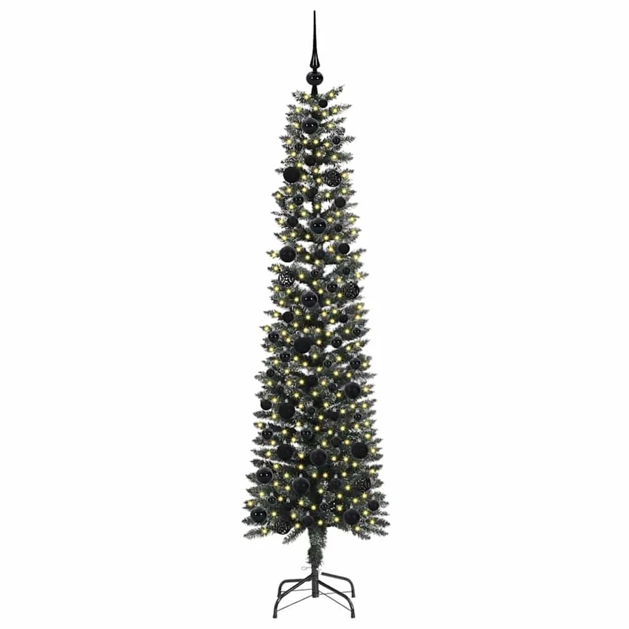 Sapin de Noël artificiel Vert 180 cm PVC, plastique et acier - 3