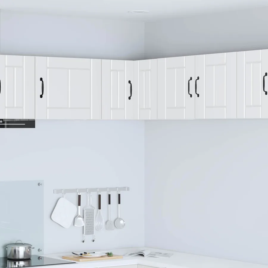 Cabinet d'angle mural LUCCA Blanc 57 x 57 x 40 cm