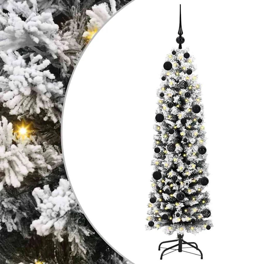 Sapin de Noël artificiel Vert 150 cm PVC et acier et plastique - 2