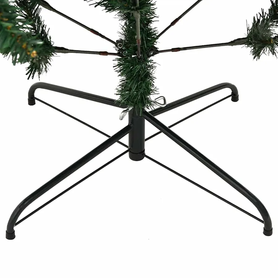 Arbre de Noël artificiel à charnières 150 LED Vert 150 cm - 12