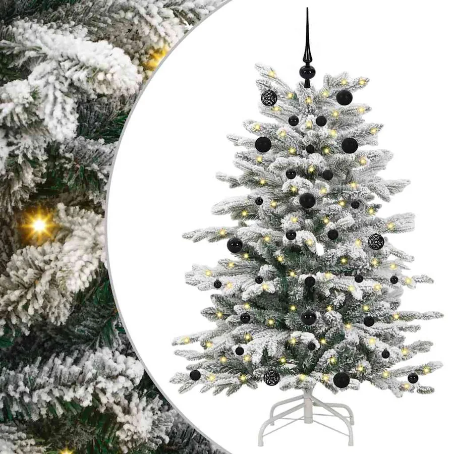 Sapin de Noël Artificiel à Branches Articulées Blanc 150 cm - 2