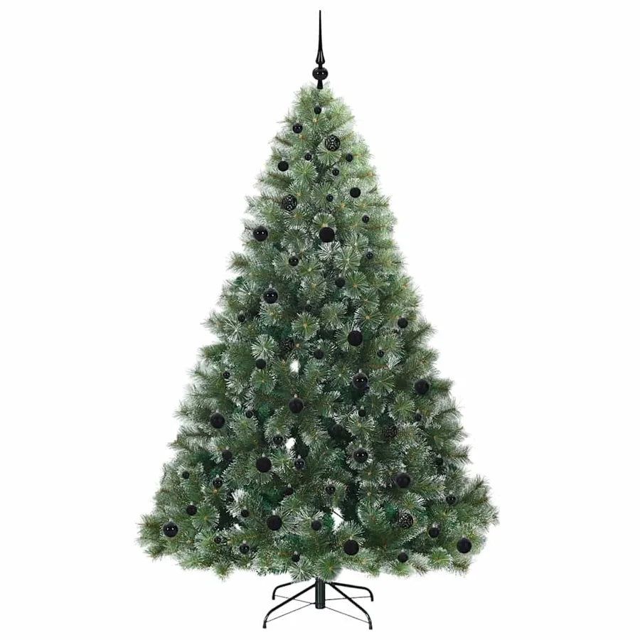 Sapin de Noël artificiel avec 300 LED Vert 210 cm PE et PVC - 3