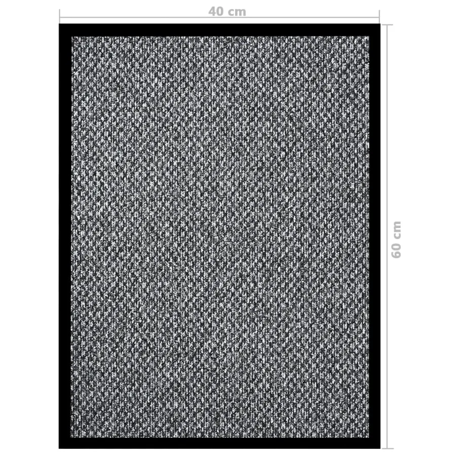 Paillasson Gris 40x60 cm - 6