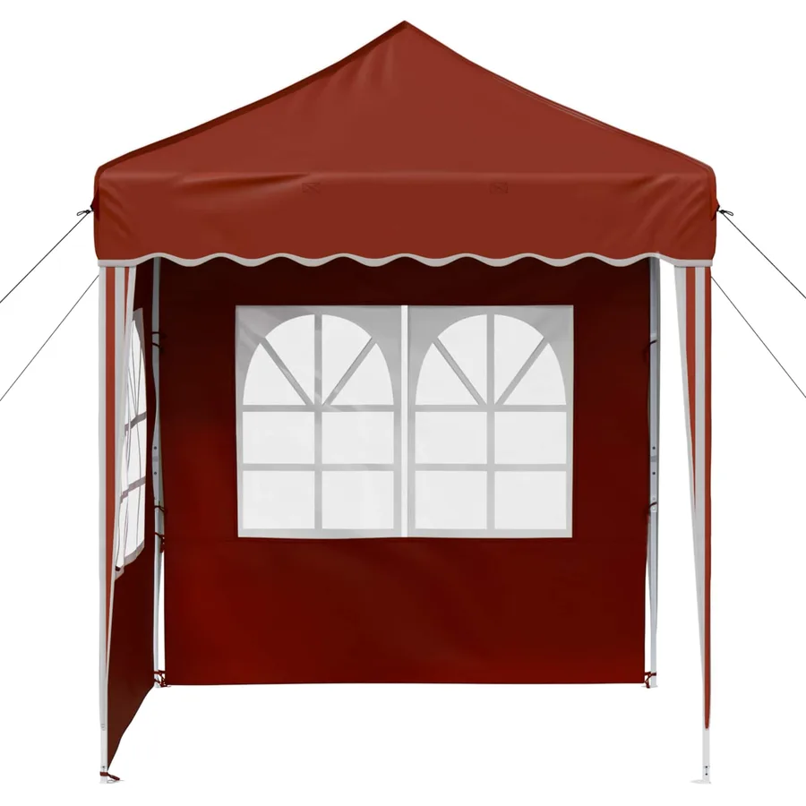 Tente de fête pop-up 195 x 195 x 245 cm Terre cuite - 6