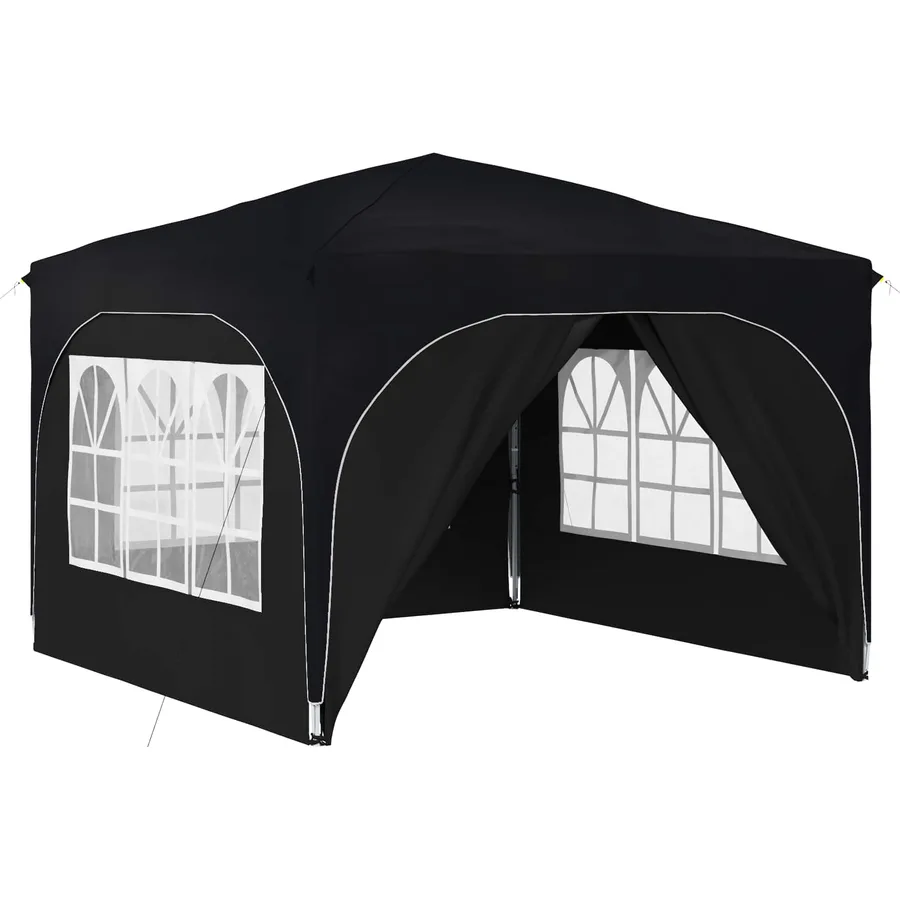 Tente de fête pop-up 290 x 290 x 245 cm Anthracite - 2