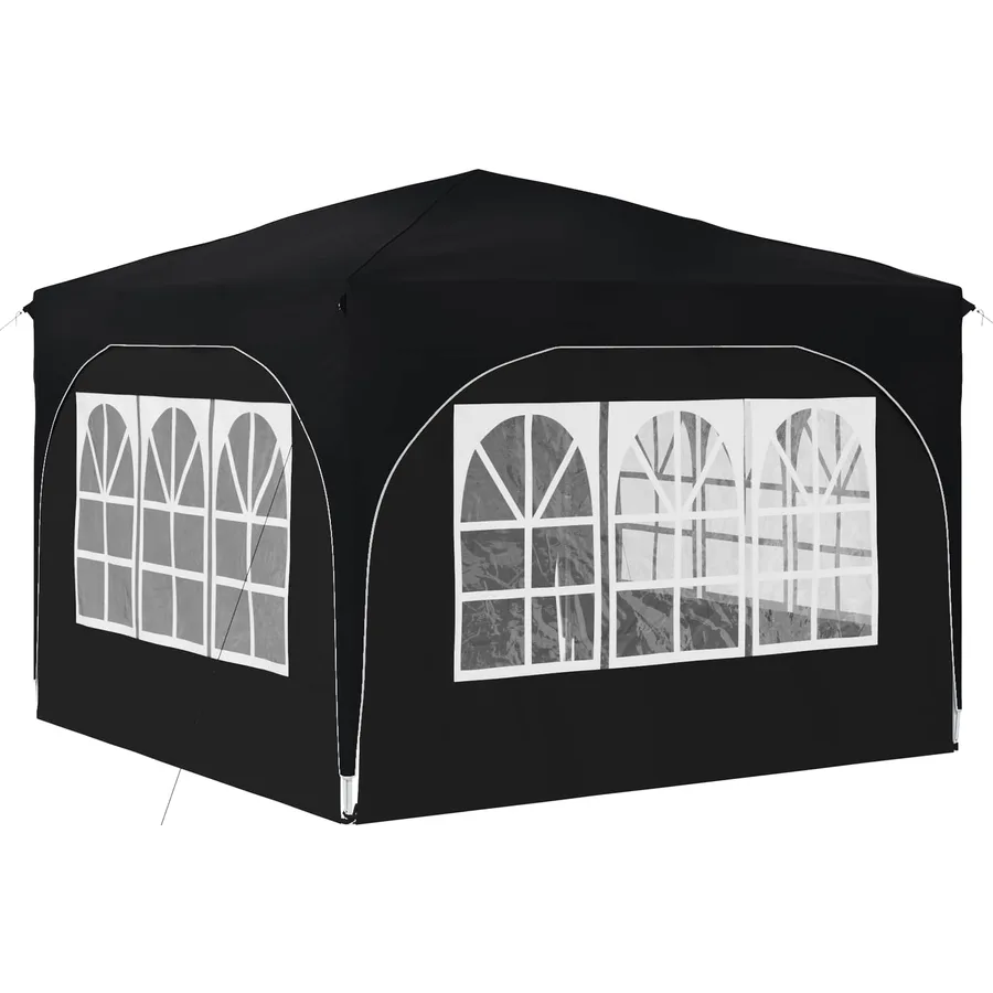 Tente de fête pop-up 290 x 290 x 245 cm Anthracite - 9