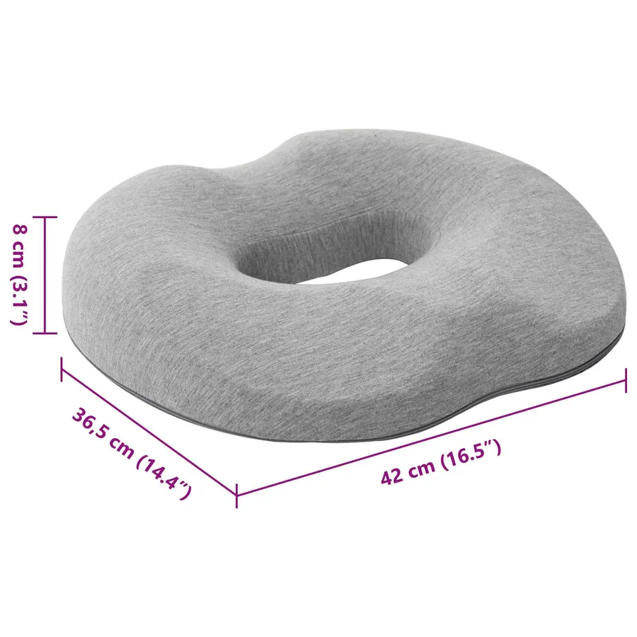 Coussin d’assise Couleur unie Gris clair 42 x 36,5 x 8 cm - 11