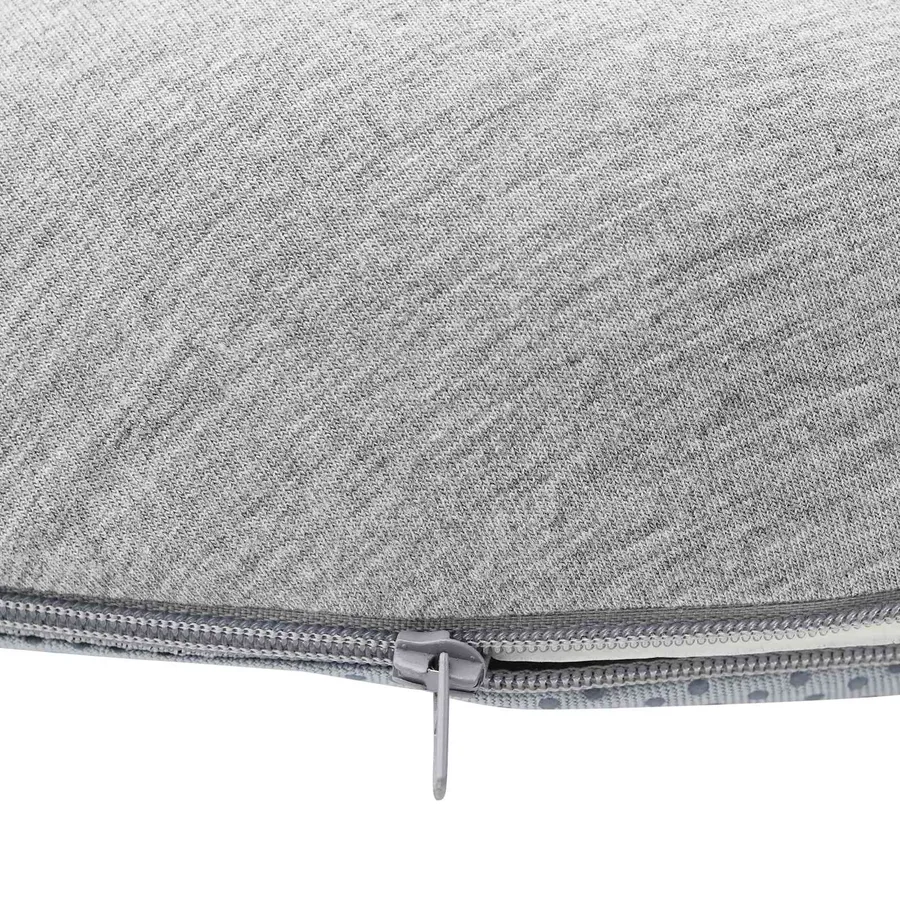 Coussin d’assise Couleur unie Gris clair 42 x 36,5 x 8 cm - 9