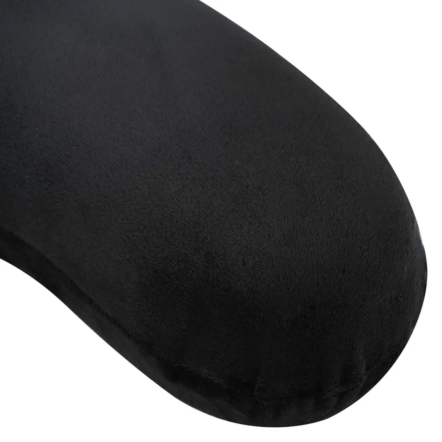 Coussin de voyage pour le cou Noir Mousse à mémoire de forme - 8