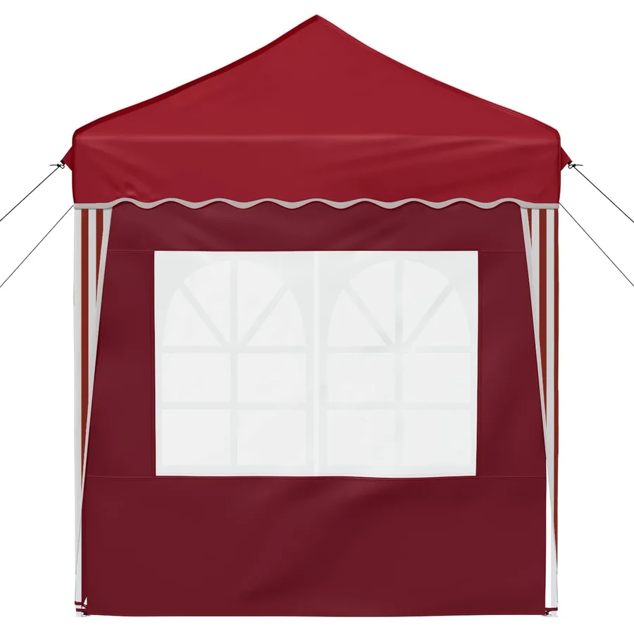 Tente de fête pop-up 195 x 195 x 245 cm Bordeaux Tissu Oxford - 7