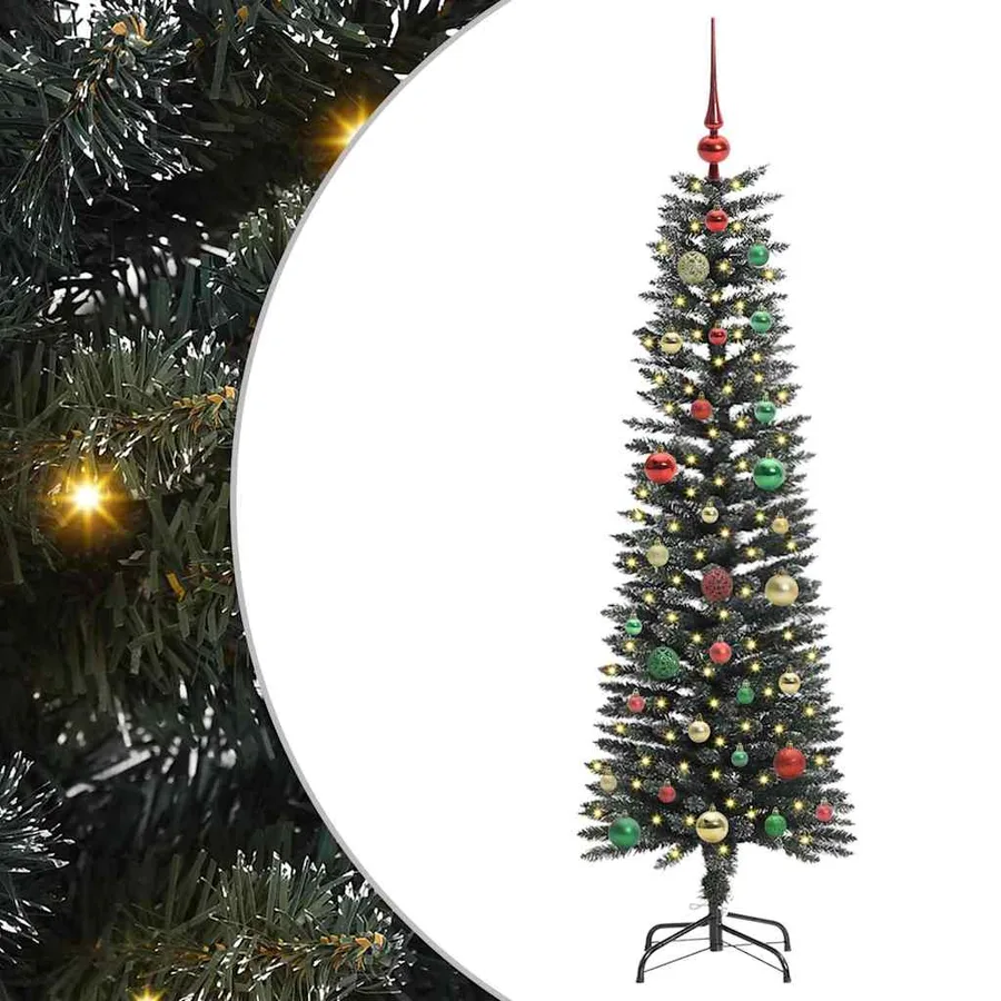 Sapin de Noël artificiel Vert 150 cm PVC, plastique et acier - 2