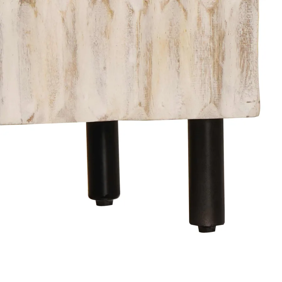 Buffet Finition Lavage Blanc 60 x 33 x 75 cm - 8