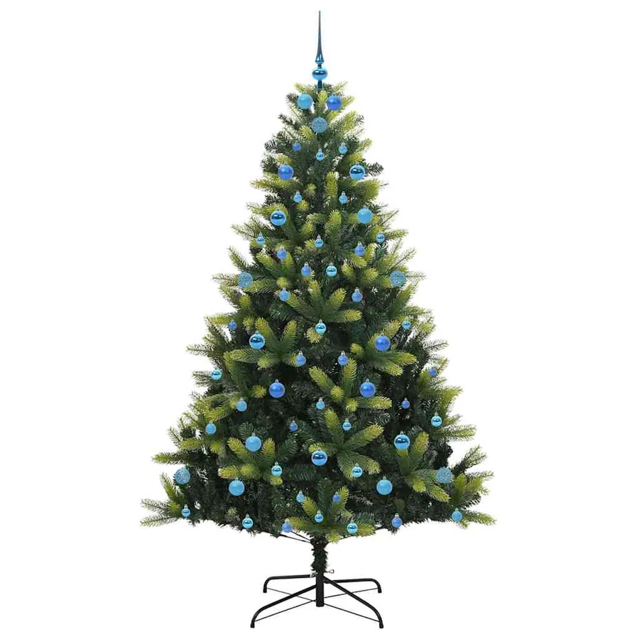 Arbre de Noël artificiel en silicone flexible 300 LEDs 210 cm - 4