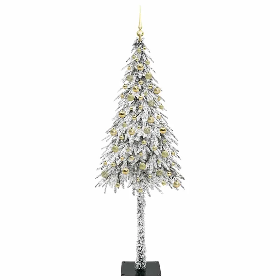 Sapin de Noël avec 300 LED Blanc 210 cm PE et Acier - 4