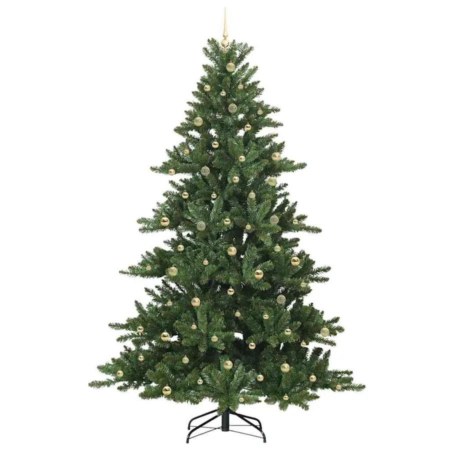 Sapin de Noël Artificiel à Branches Articulées Vert 240 cm - 4