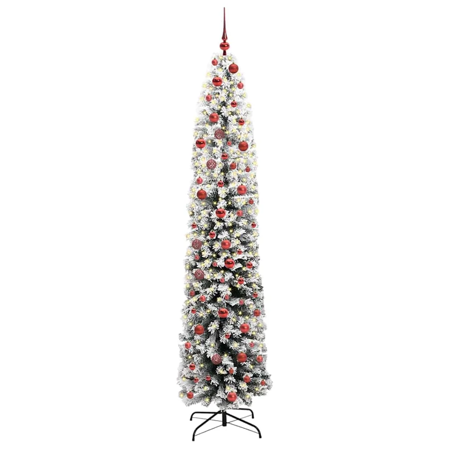 Sapin de Noël artificiel Vert 210 cm PVC et acier et plastique - 2