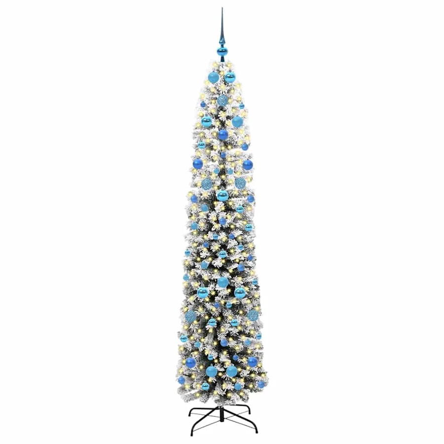 Sapin de Noël artificiel Vert 210 cm PVC et acier et plastique - 3