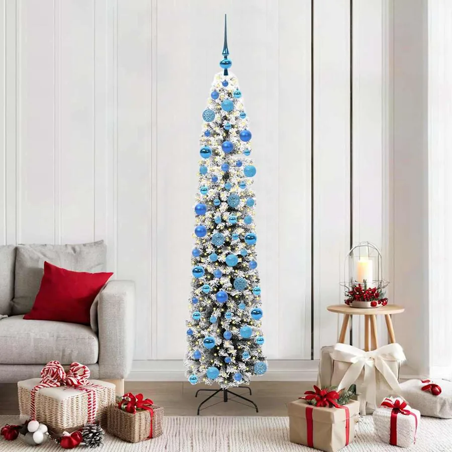 Sapin de Noël artificiel Vert 180 cm PVC et acier et plastique
