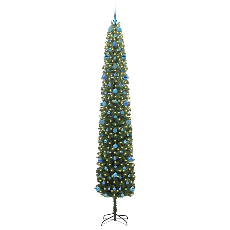 Sapin de Noël artificiel Vert 270 cm PVC et acier et plastique - 3