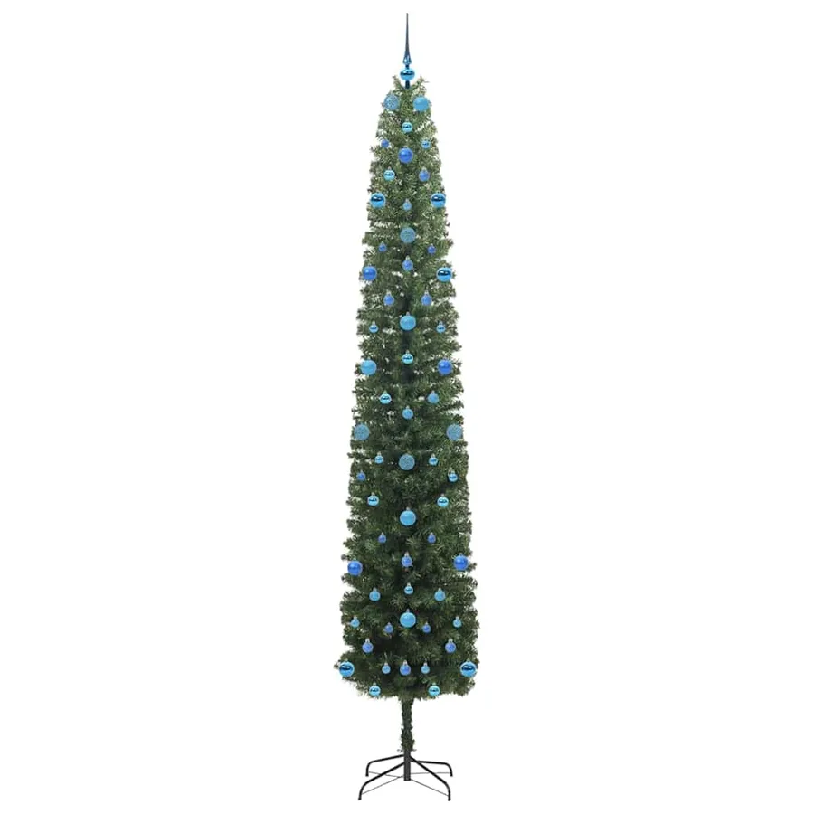 Sapin de Noël artificiel Vert 270 cm PVC et acier et plastique - 4