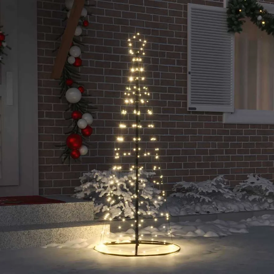 Arbre de Noël LED avec 390 LED Blanc chaud 250 cm Fer - 3