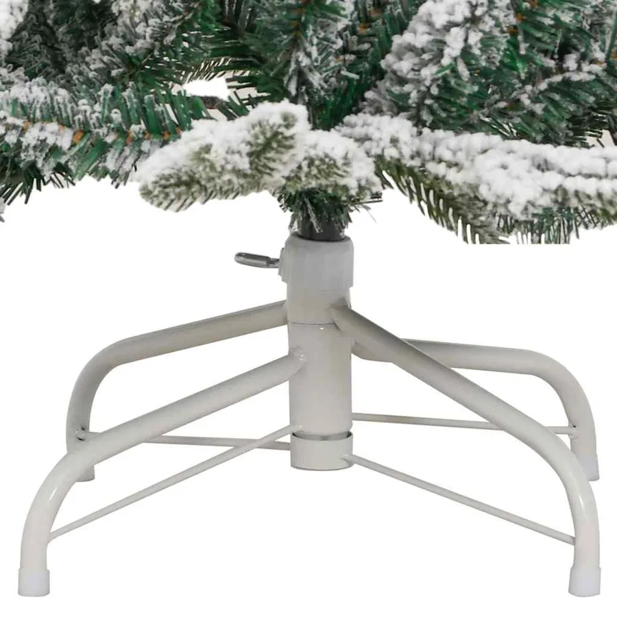 Sapin de Noël Artificiel à Branches Articulées Blanc 120 cm - 12