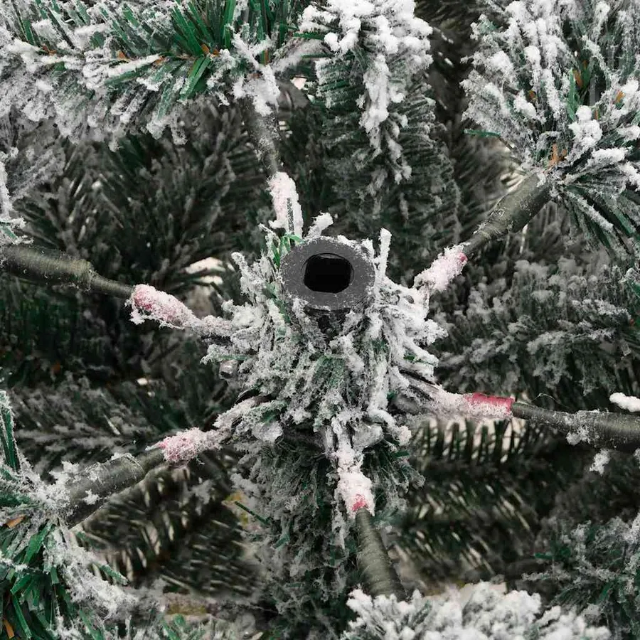 Sapin de Noël Artificiel à Branches Articulées Blanc 120 cm - 13