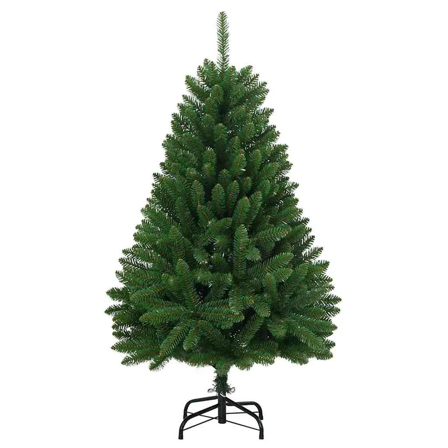 Sapin de Noël artificiel avec 150 LED Vert 120 cm PVC et métal - 5