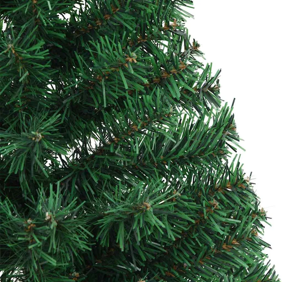 Sapin de Noël artificiel pré-éclairé Vert 150 cm PVC - 11