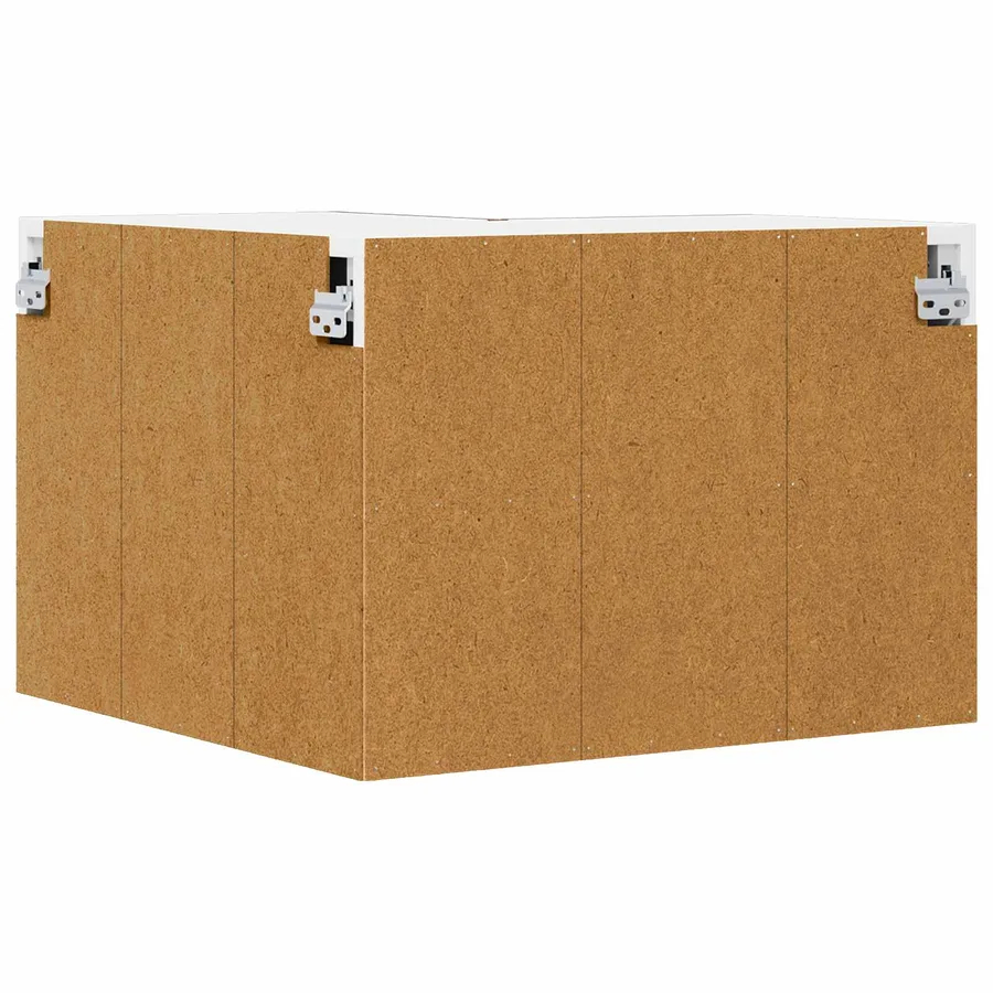 Cabinet d'angle mural LUCCA Chêne brun 57 x 57 x 40 cm - 3