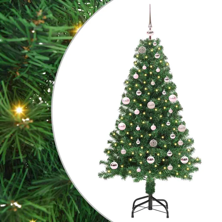 Sapin de Noël artificiel Vert 150 cm PVC, Acier et Plastique - 2