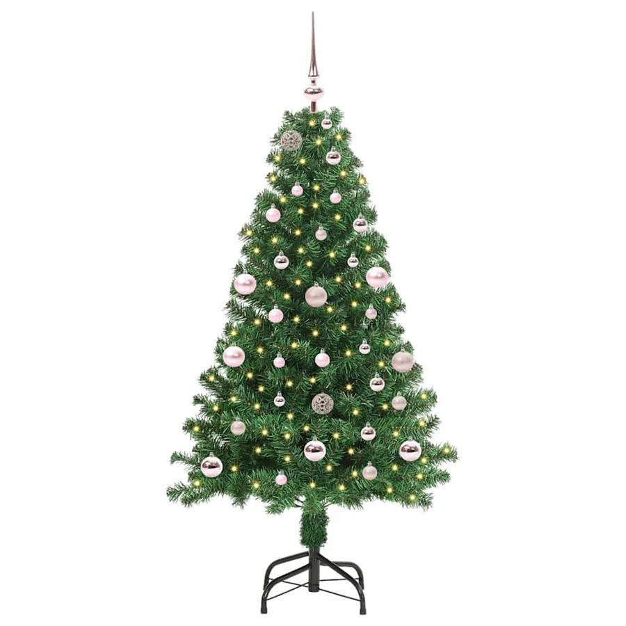 Sapin de Noël artificiel Vert 150 cm PVC, Acier et Plastique - 3